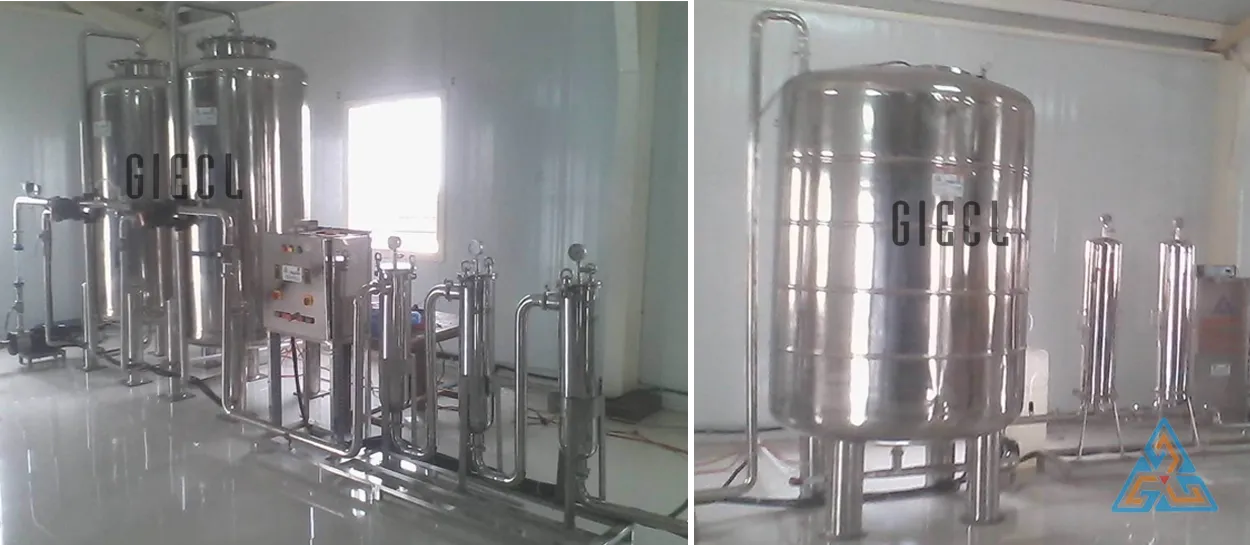 6000 LPH Natural Spring Water Filtration Plant